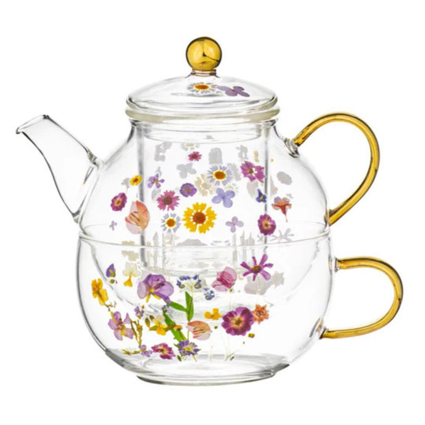 Ashdene Pressed Flowers Collection Tea for One