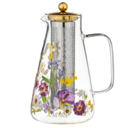 Ashdene Pressed Flowers Collection Infuser Jug